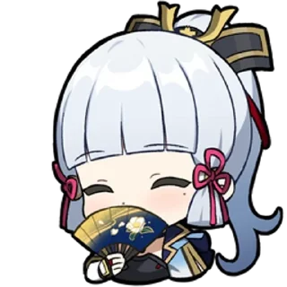 🌟 emoji Ayaka. | by: @arolinrstickers Telegram sticker 6 of 55