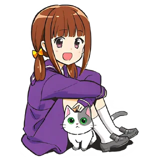 😁 emoji Аниме-тян @nyasticks Telegram sticker 23 of 41