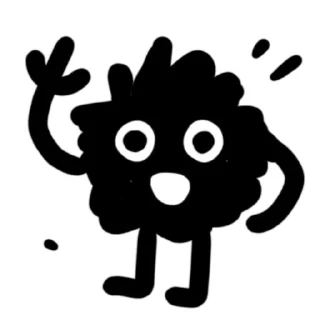 Sticker from reed