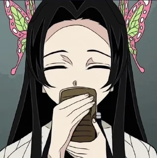 🌺 emoji [@tsuyunjiro] Kanae Kocho pon Telegram sticker 11 of 120
