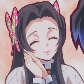🦋 emoji [@tsuyunjiro] Kanae Kocho pon Telegram sticker 22 of 120