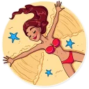 😌 emoji Tropical Holidays Telegram sticker 19 of 30