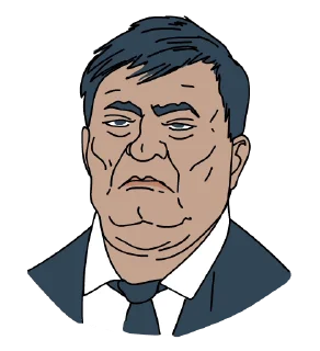 😐 emoji @br_dev BLACK RUSSIA х MORGENSHTERN Telegram sticker 6 of 19