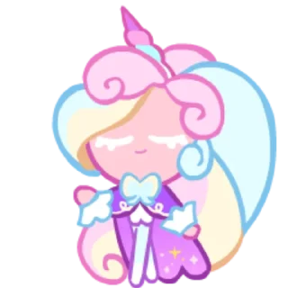 Sticker from Cream Unicorn Cookie!