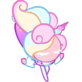 🦄 emoji Cream Unicorn Cookie! Telegram sticker 21 of 59