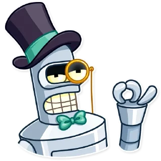 👌 emoji Bender Telegram sticker 22 of 30