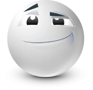 Sticker from White Face Emoji @MoiStikiBot