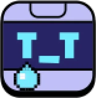 😭 emoji 8 Bit, sbornik stikerov Telegram sticker 8 of 89
