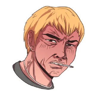 😕 emoji Onizuka Telegram sticker 2 of 15