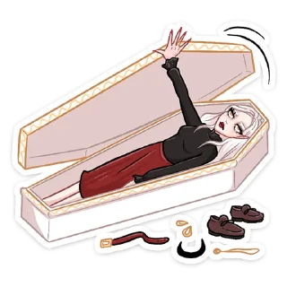 😁 emoji Ванда @nyasticks Telegram sticker 18 of 49