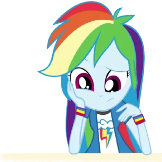 😔 emoji My little pony Telegram sticker 14 of 108