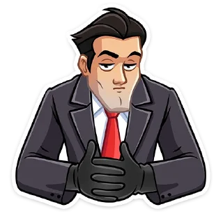 😑 emoji Секретный агент :: @stickroom Telegram sticker 21 of 48