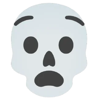 💀 emoji skull Telegram sticker 9 of 60