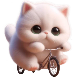 🚲 emoji Милый котик @Nyasticks Telegram sticker 20 of 35