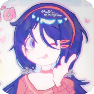 🫥 emoji ⲙυⲧ𐔖ɥⲕᥲ💙@fnafintertement Telegram sticker 11 of 105