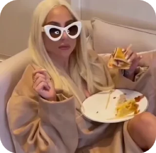 Sticker from lady gaga