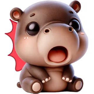 😳 emoji Парный бегемотик 2 @Nyasticks2 Telegram sticker 23 of 42