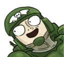 🤣 emoji WH40K. Regular marine Telegram sticker 2 of 32