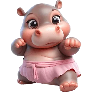 💪 emoji Парная бегемотка @Nyasticks2 Telegram sticker 13 of 34