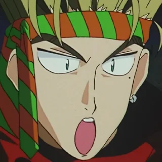 😧 emoji Vash Stampede by @ZitiZont Telegram sticker 10 of 15