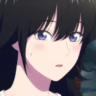 😯 emoji Причина полюбить её @anime_stickerr Telegram sticker 14 of 20