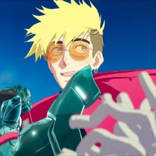 😃 emoji ☆!Vash Stampede!♡ @Schmeebop Telegram sticker 19 of 86
