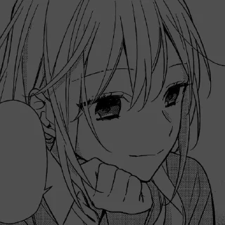 😏 emoji Чёрные стикеры by @stikeru7777 Telegram sticker 18 of 20