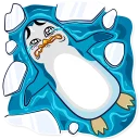 😭 emoji Mr. Penguin Telegram sticker 14 of 31