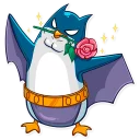 🌹 emoji Mr. Penguin Telegram sticker 10 of 31