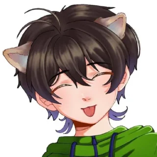 😺 emoji chinen miya by @stickerhut Telegram sticker 13 of 102