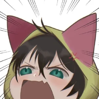 😡 emoji chinen miya by @stickerhut Telegram sticker 12 of 102