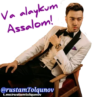 Sticker from ♥ @RustamTolqunov ♥
