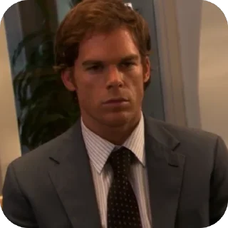 🫥 emoji Dexter Morgan Telegram sticker 8 of 17