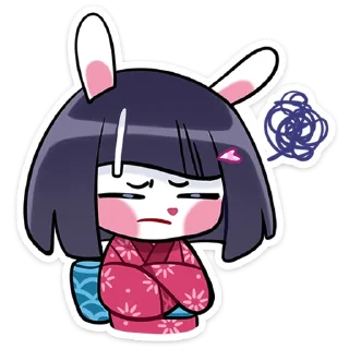 😔 emoji Усагичи @vkspoilertg Telegram sticker 6 of 48