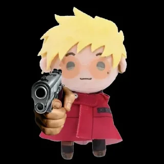 😁 emoji Plushie Vash Telegram sticker 20 of 120