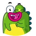 👌 emoji Din the Dino Telegram sticker 15 of 23