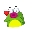 😘 emoji Din the Dino Telegram sticker 21 of 23