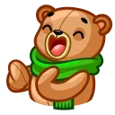👏 emoji Scarf Ace Telegram sticker 12 of 24
