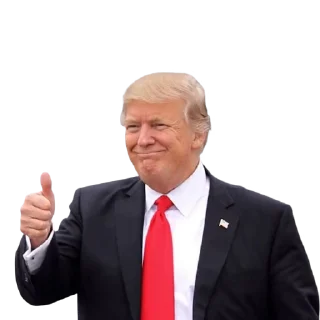 Sticker from Donald Trump