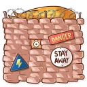 🚷 emoji Clinton vs. Trump Telegram sticker 6 of 31