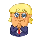 🥺 emoji Trump Telegram sticker 12 of 20