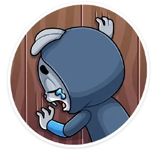 😢 emoji Банзайка (@TgSticker) Telegram sticker 10 of 48