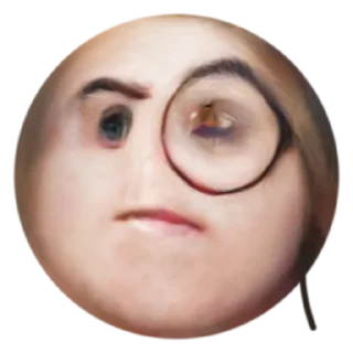 🧐 emoji Creepy smiles Telegram sticker 16 of 35