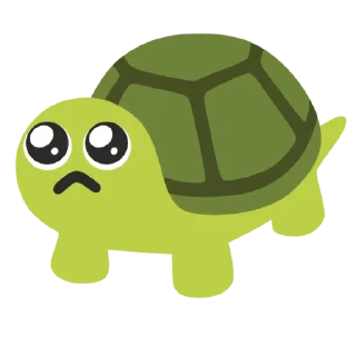 🥺 emoji Черепашки Telegram sticker 22 of 34