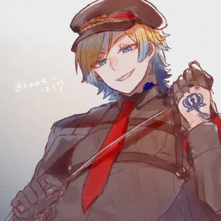 🥵 emoji Michael Kaiser Telegram sticker 14 of 48
