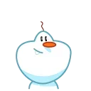 😍 emoji Snowman Telegram sticker 6 of 25