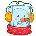 🥶 emoji Snowman Telegram sticker 11 of 25