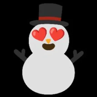 ⛄️ emoji ☃️snowman Telegram sticker 6 of 11