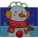 😠 emoji Snowman Telegram sticker 7 of 25