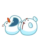 Sticker from Snowman
